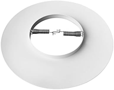 [6 -Pack] Procuru 6 טבעת מתכת פתוחה לקצץ פחית שקועה - עבור BR30, PAR30, LED, ליבון, CFL, הלוגן)
